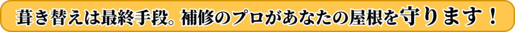 葺き替えは最終手段
